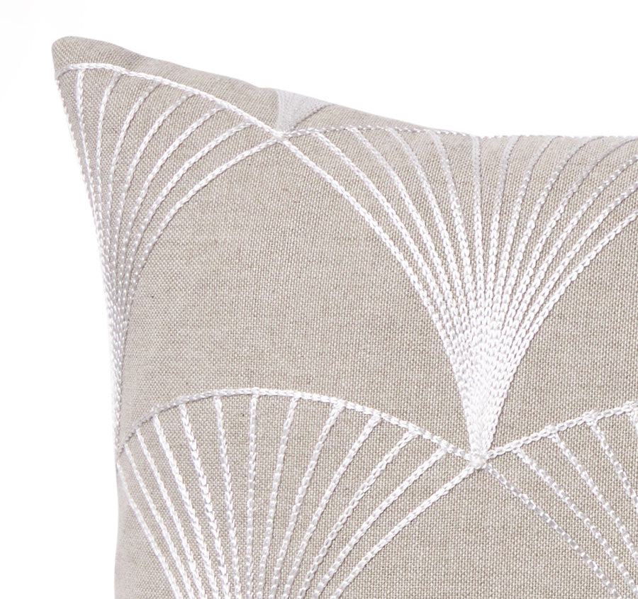 Clam Shell 30x50cm Filled Cushion Sand