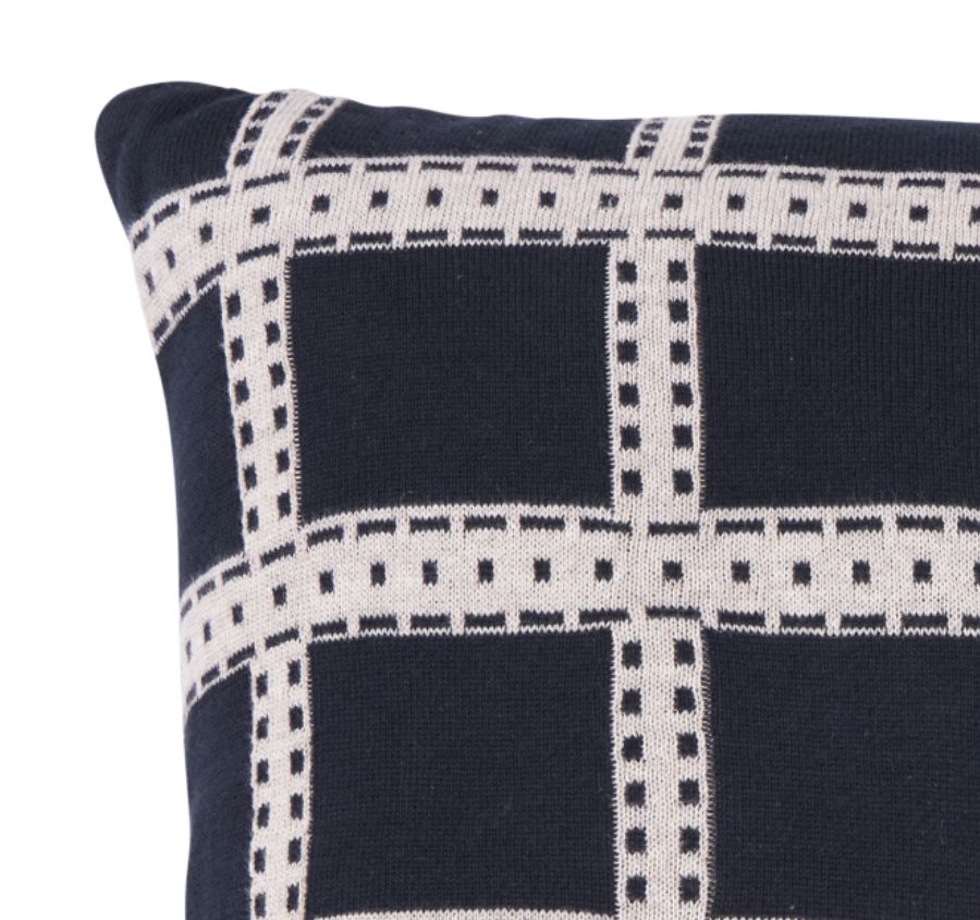Equestrian Luxe 50x50cm Filled Cushion Navy