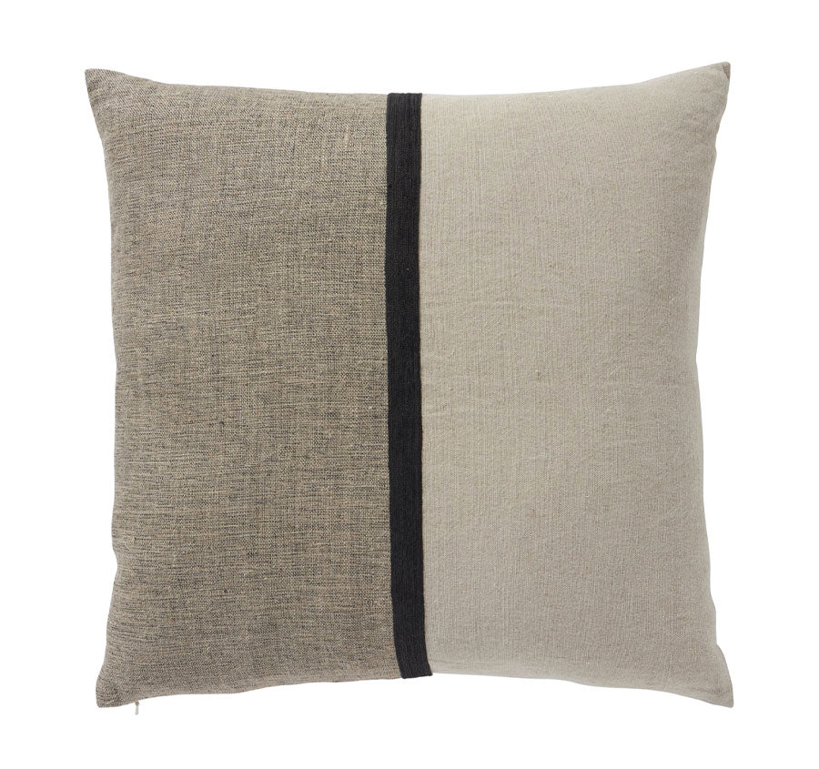 Hastings Stripe 50x50cm Filled Cushion Brown