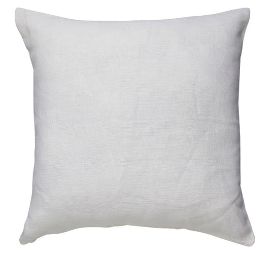 Linen Plain 50x50cm Filled Cushion White