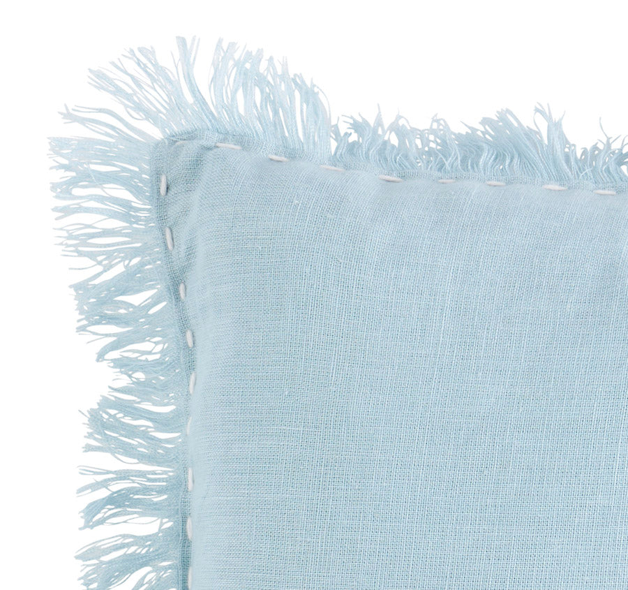 Linen Antibes 50x50cm Filled Cushion Sky Blue