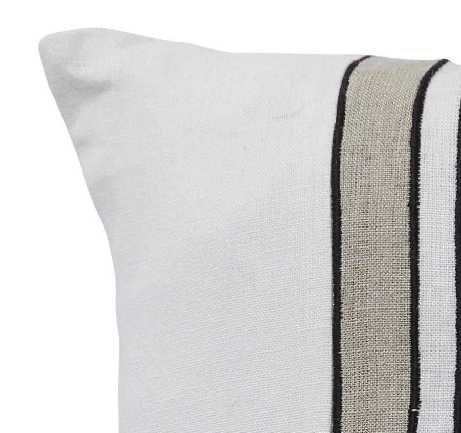Linen Chateau Stripes 50x50cm Cushion Sand