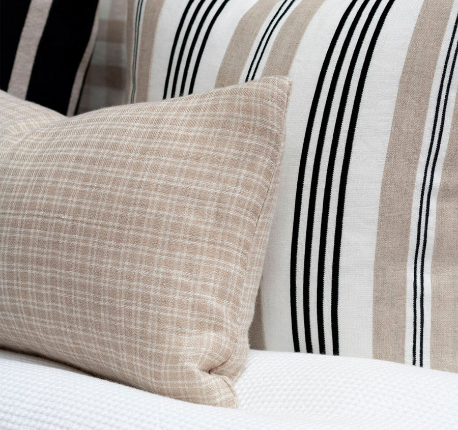 Linen Country 30x50cm Filled Cushion Sand