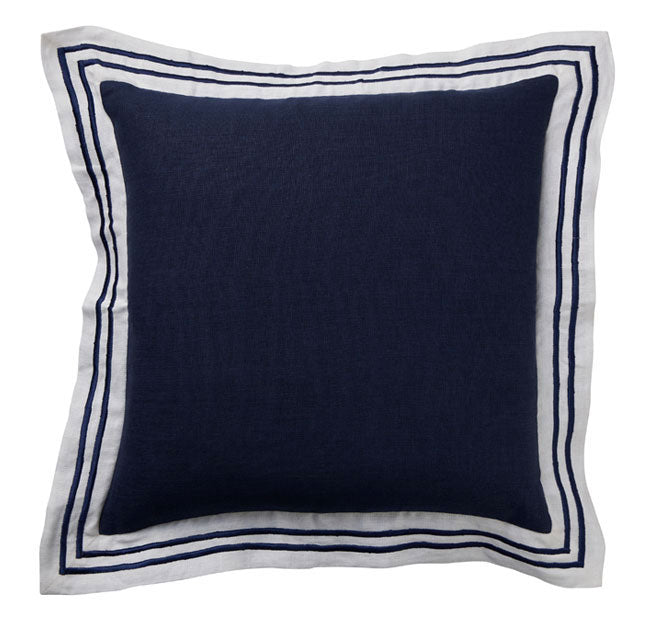Linen Milano 50x50cm Filled Cushion Navy