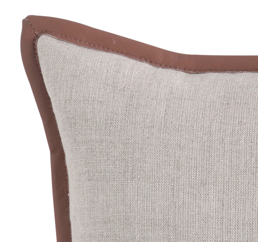 Linen Montana Stripe 30x50cm Filled Cushion Sand