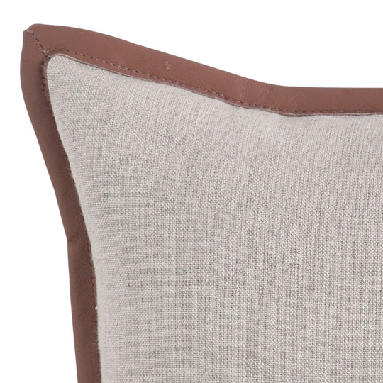 Linen Montana Stripe 30x50cm Filled Cushion Sand