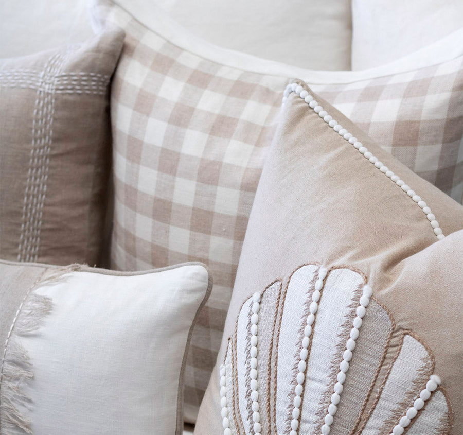 Linen Provence 50x50cm Filled Cushion Sand