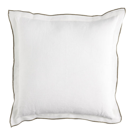 Linen Tulum 50x50cm Filled Cushion White