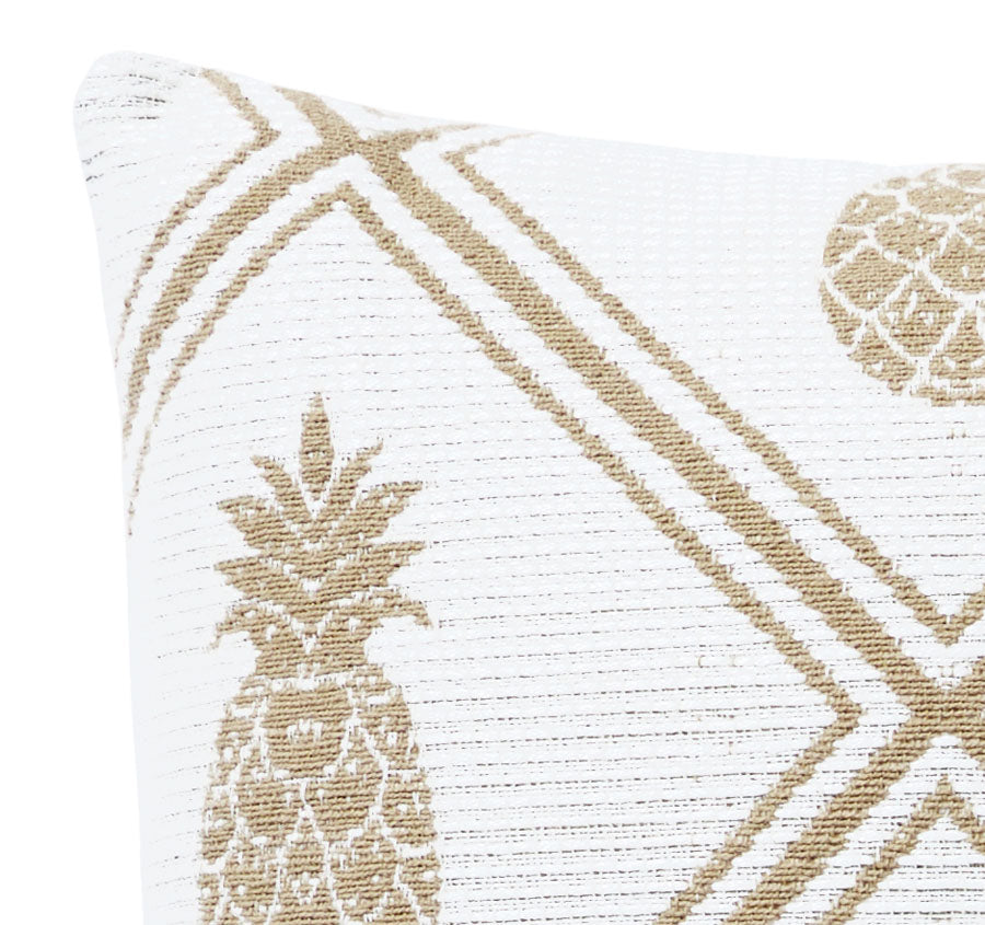 Noosa Tropics 30x50cm Filled Cushion White