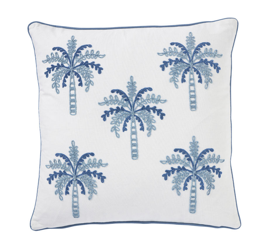 Palmy Blue Isle 50x50cm Filled Cushion