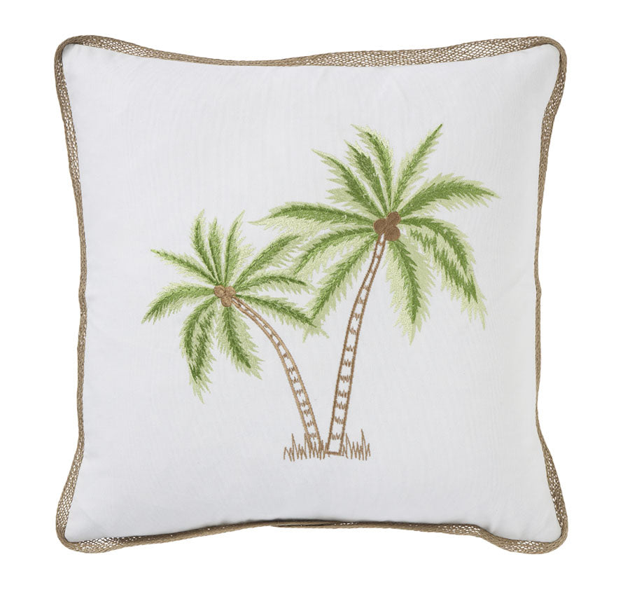 Palmy Isle 50x50cm Filled Cushion Green