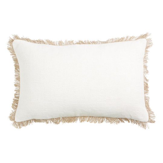 Saint Tropez Linen 30x50cm Filled Cushion White