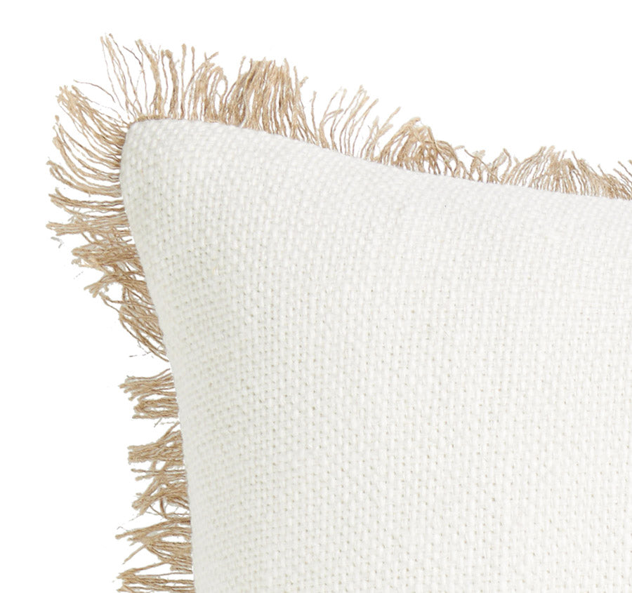 Saint Tropez Linen 50x50cm Filled Cushion White