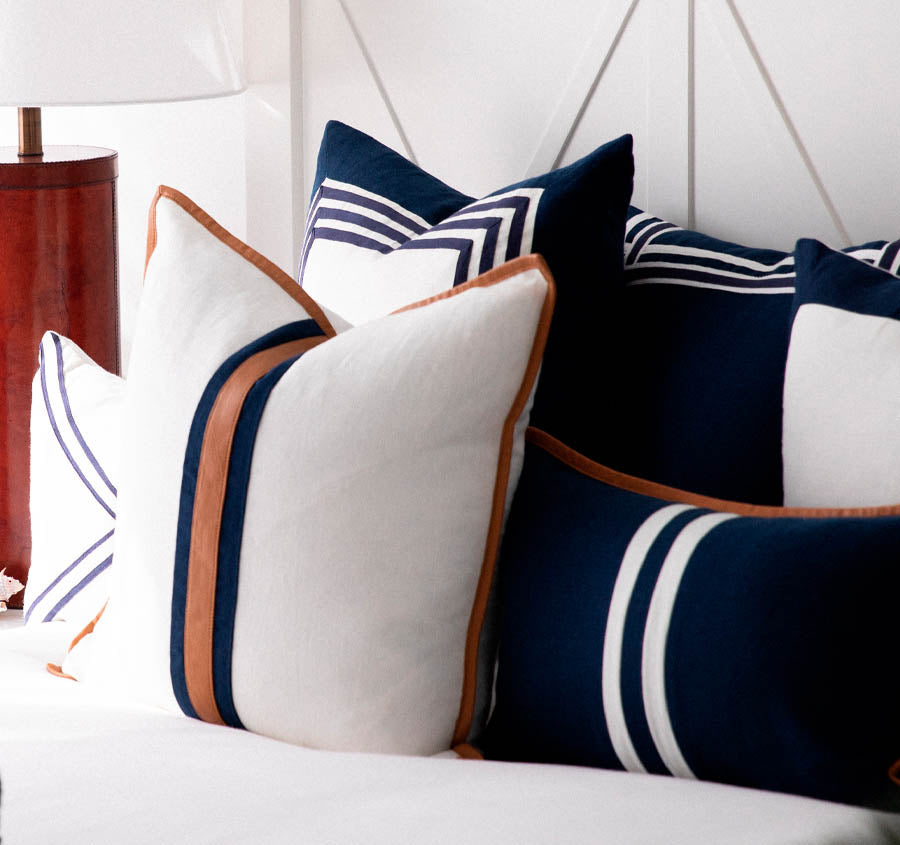 Riva 30x50cm Filled Cushion Navy