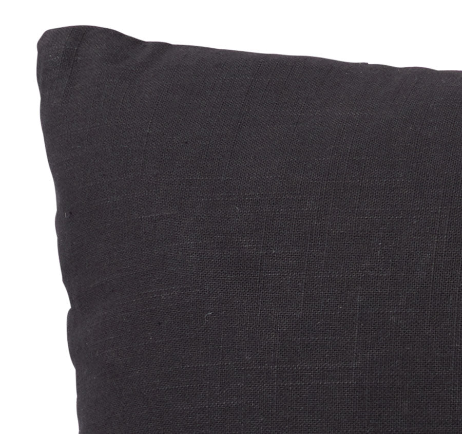 Tassel Chic 50x50cm Cushion Black