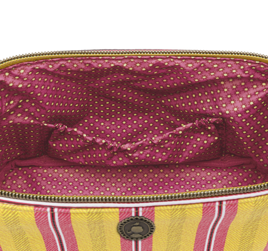 Blurred Lines Small Cosmetic Purse Yellow