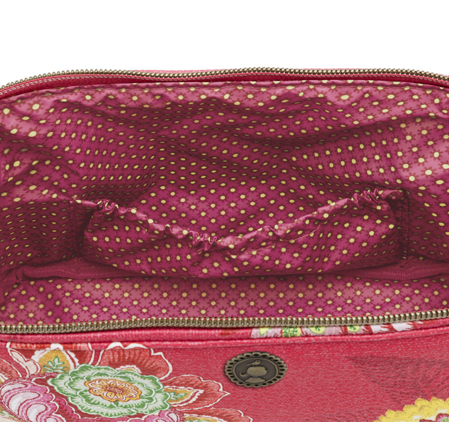 Jambo Flower Medium Beauty Purse Pink