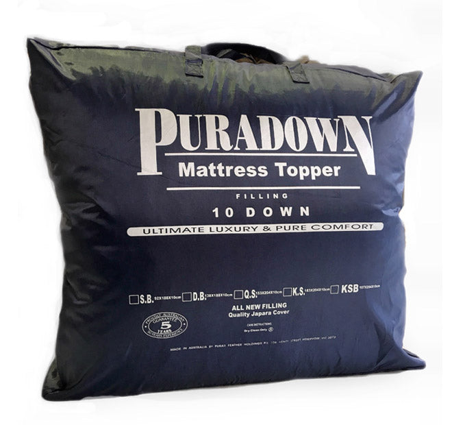 Ultimate Goose 10 Down and 90 Feather Mattress Topper Range