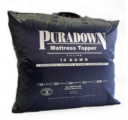 Ultimate Goose 10 Down and 90 Feather Mattress Topper Range