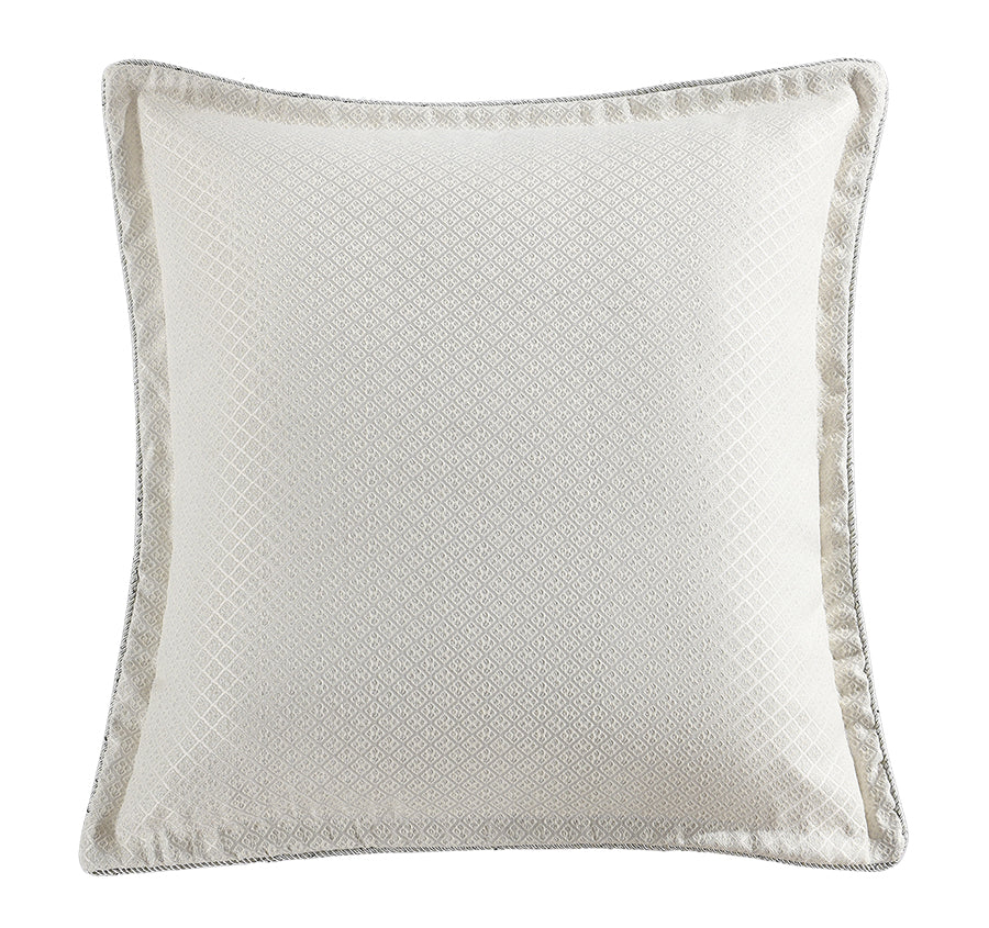 Amalia European Pillowcase Ivory