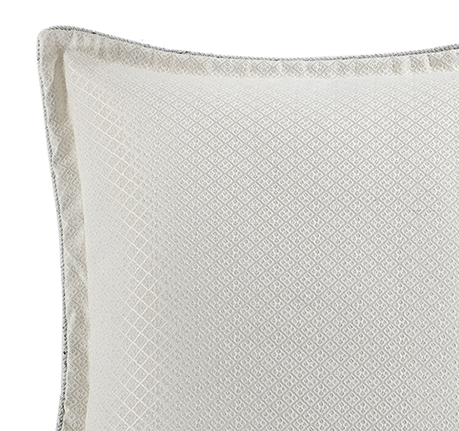 Amalia European Pillowcase Ivory