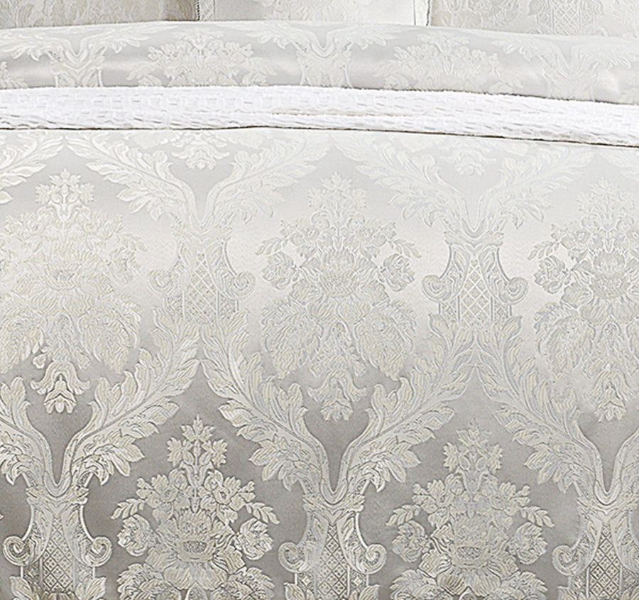 Amalia Quilt Cover Set Range Ivory