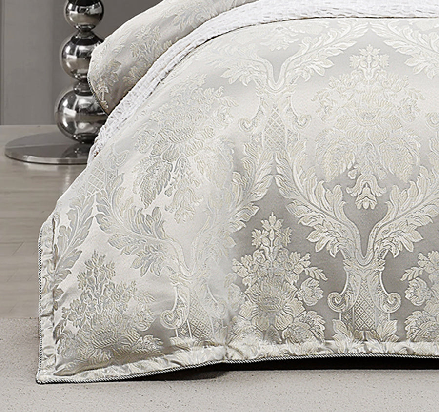 Amalia Quilt Cover Set Range Ivory