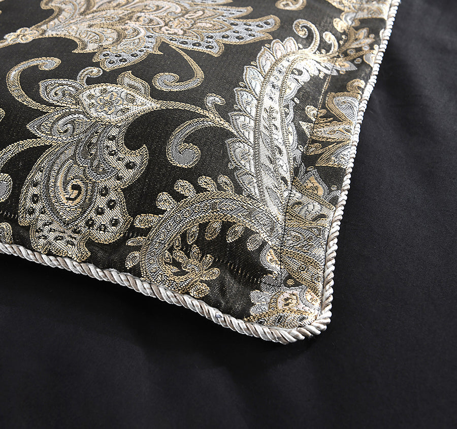 Arabella Quilt Cover Set Range Black