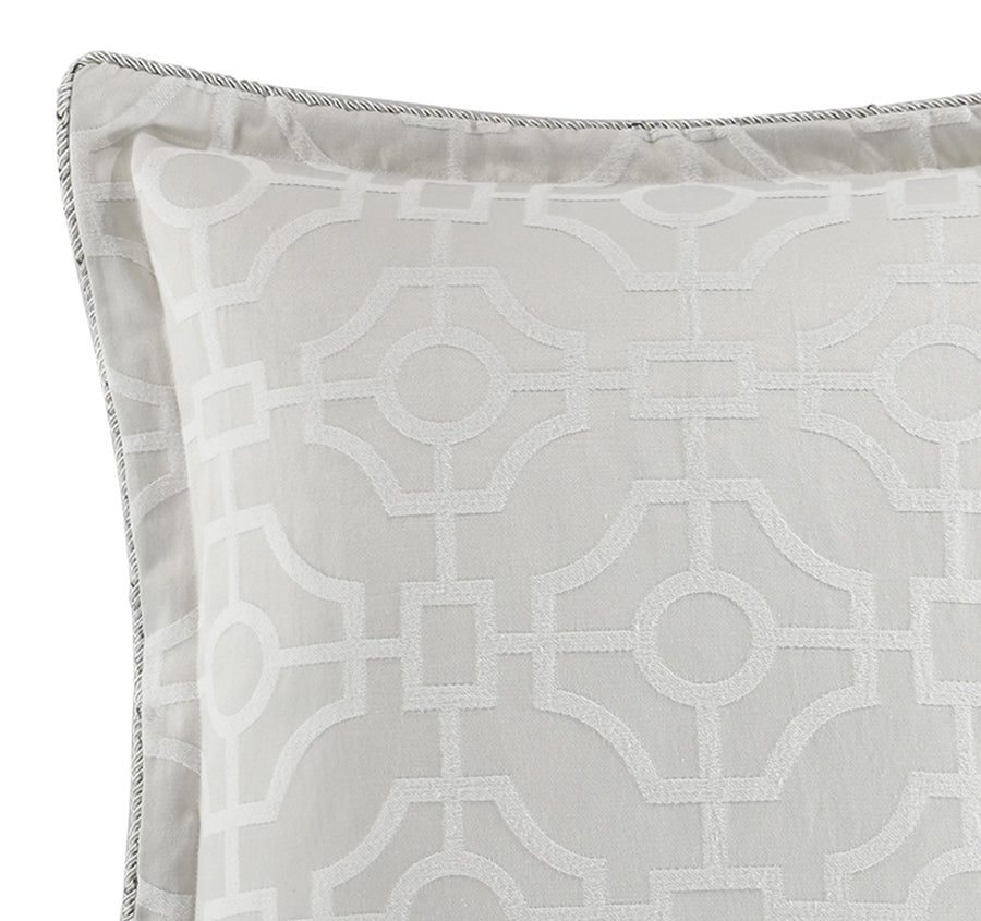 Balmoral 45x45cm Filled Cushion Silver