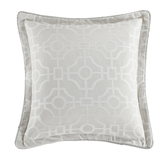 Balmoral 45x45cm Filled Cushion Silver