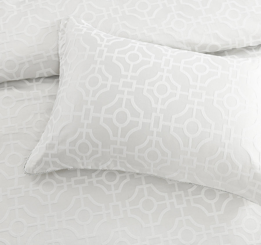 Balmoral Quilt Cover Set Range Silver