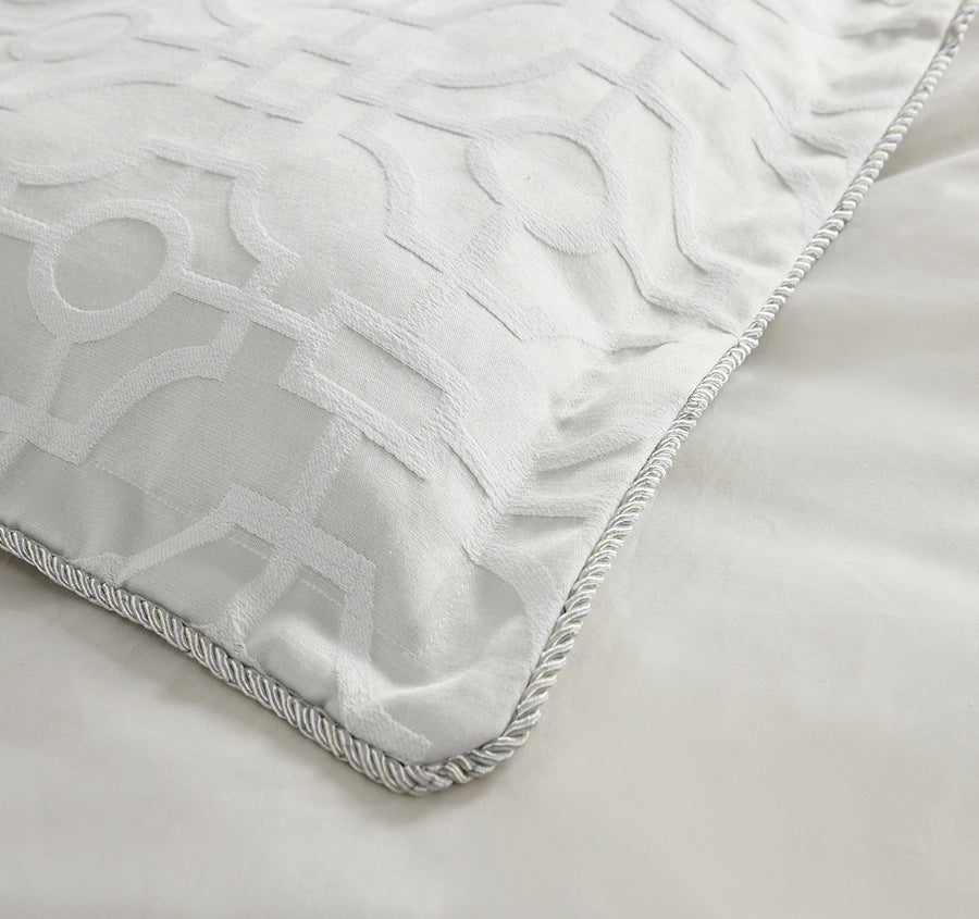 Balmoral Quilt Cover Set Range Silver