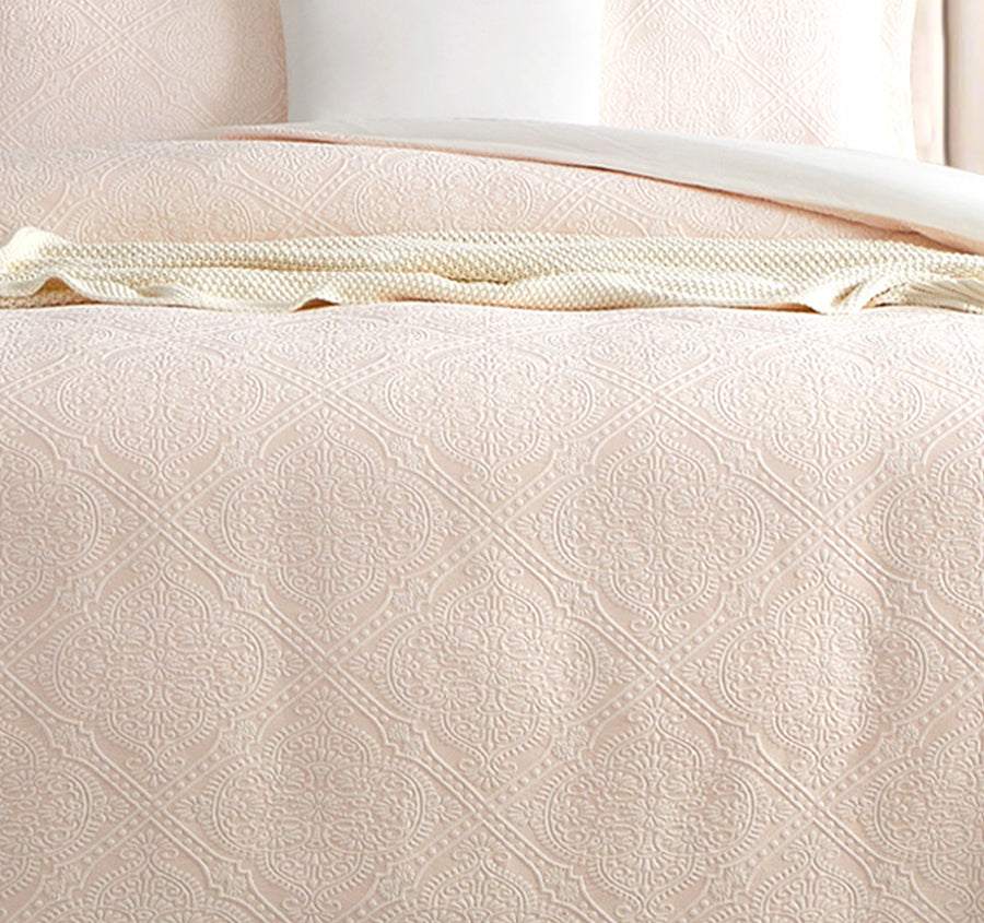 Bella Quilt Cover Set Range Blush