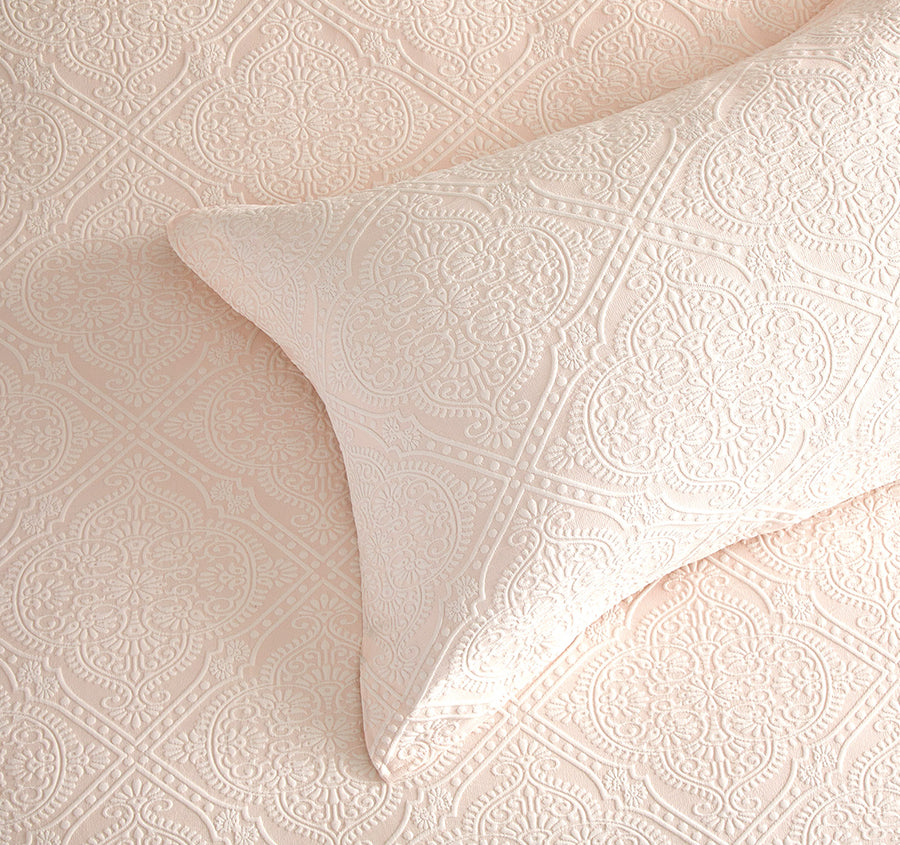 Bella Quilt Cover Set Range Blush