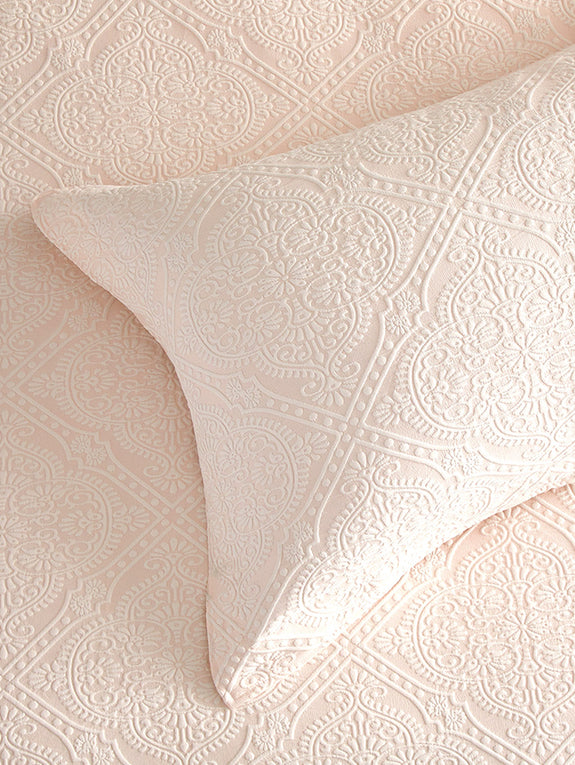 Bella Quilt Cover Set Range Blush