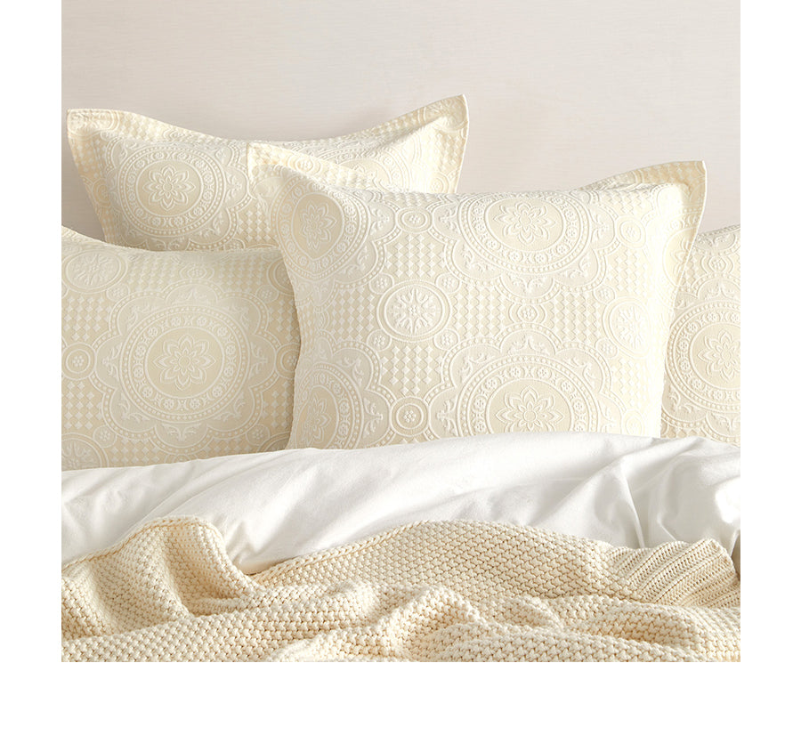 Dakota European Pillowcase Beige