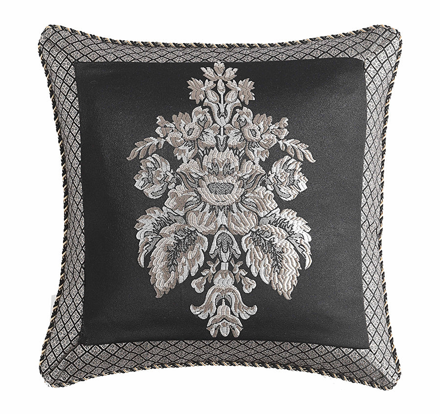 Greta 45x45cm Filled Cushion Black