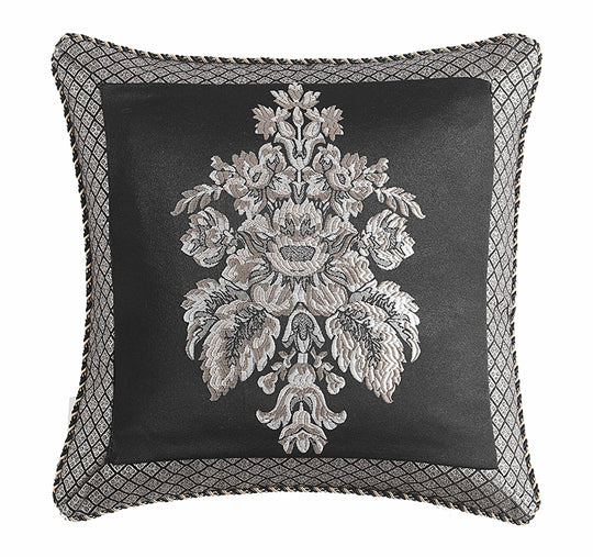 Greta 45x45cm Filled Cushion Black