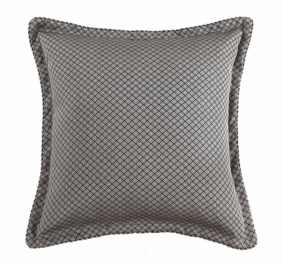 Greta European Pillowcase Black