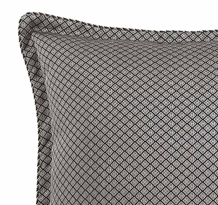 Greta European Pillowcase Black