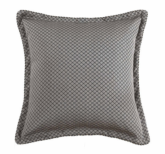 Greta European Pillowcase Black