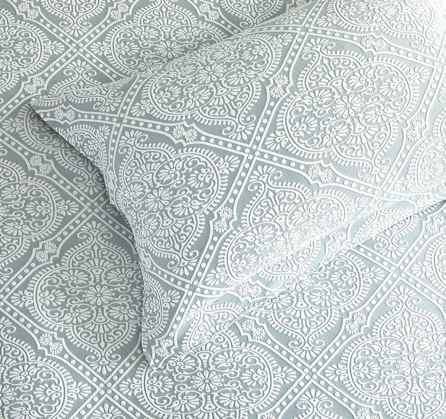 Mayfair Quilt Cover Set Range Sage