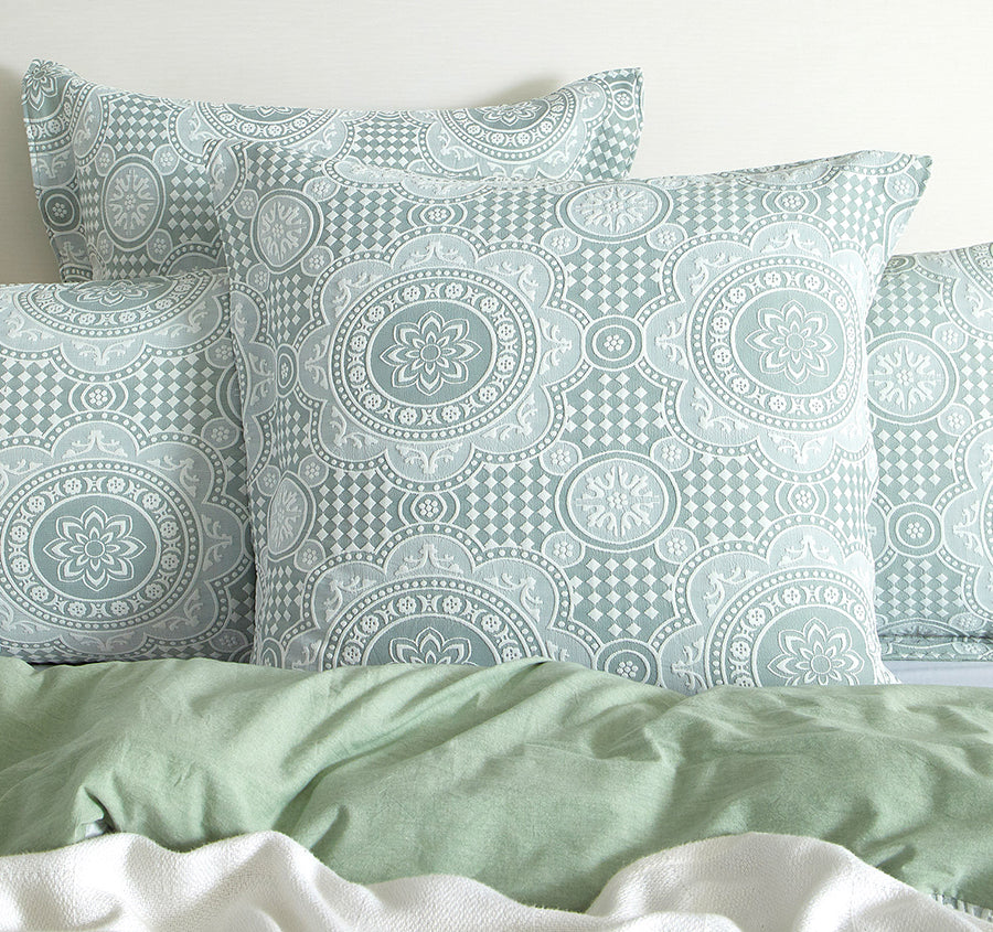 Rizz Quilt Cover Set Range Sage