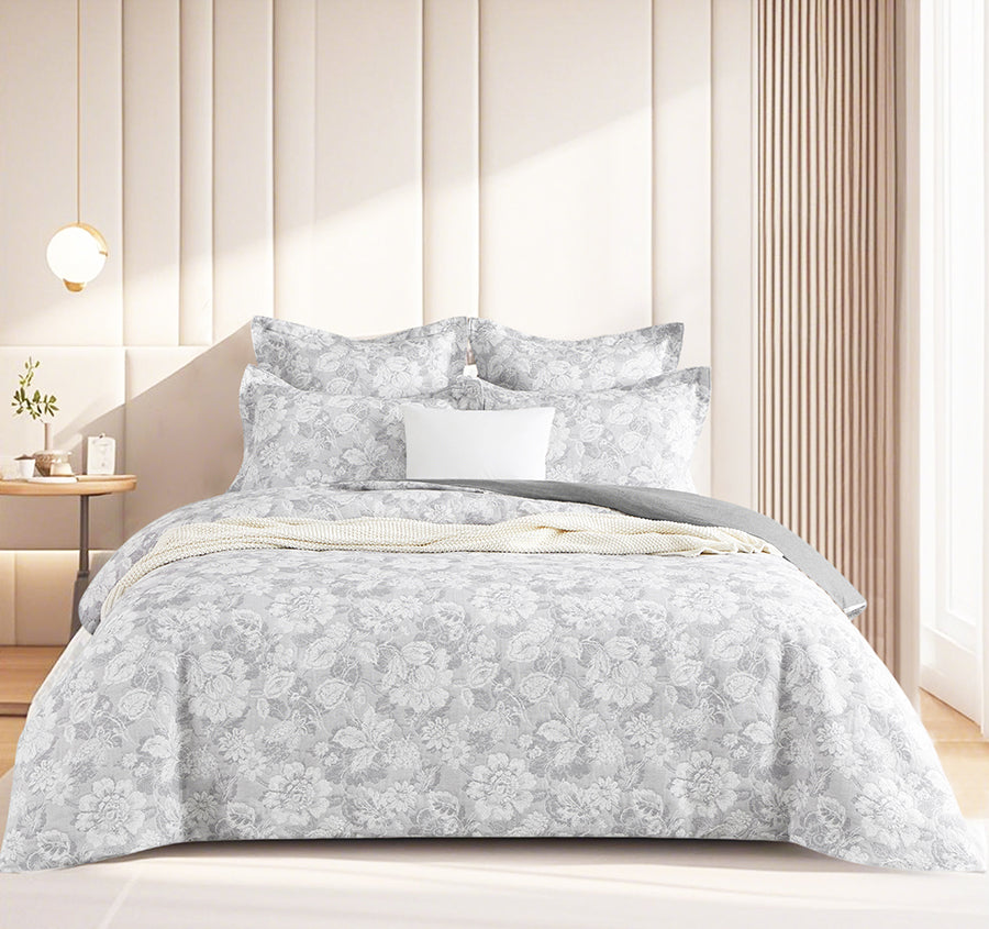 Sigma Quilt Cover Set Range Charcoal