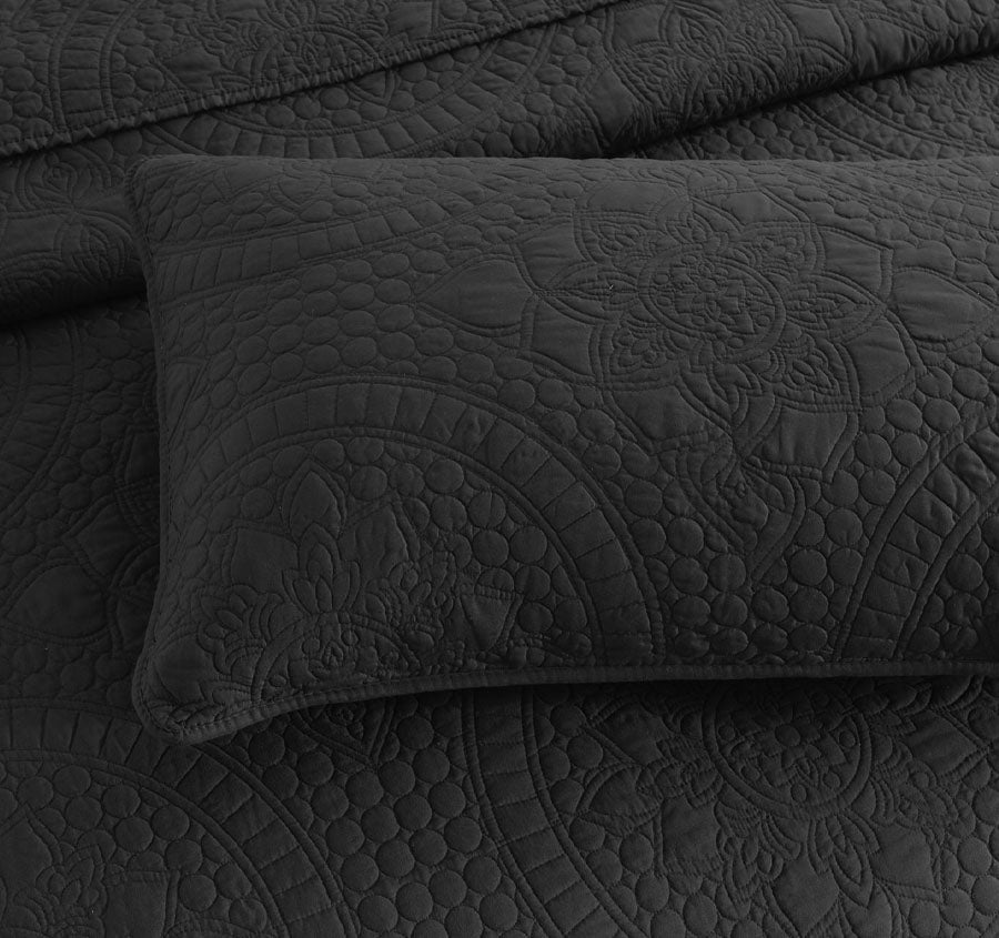 Asher Coverlet Set Range Grey