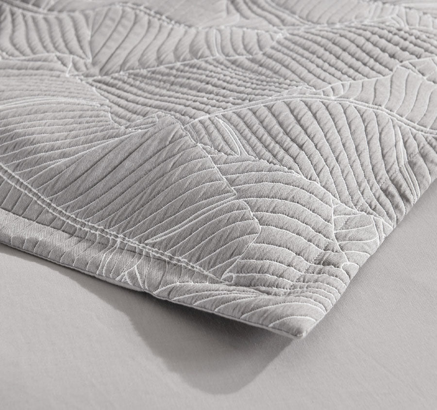 Bengali Quilt Cover Set Range Silver