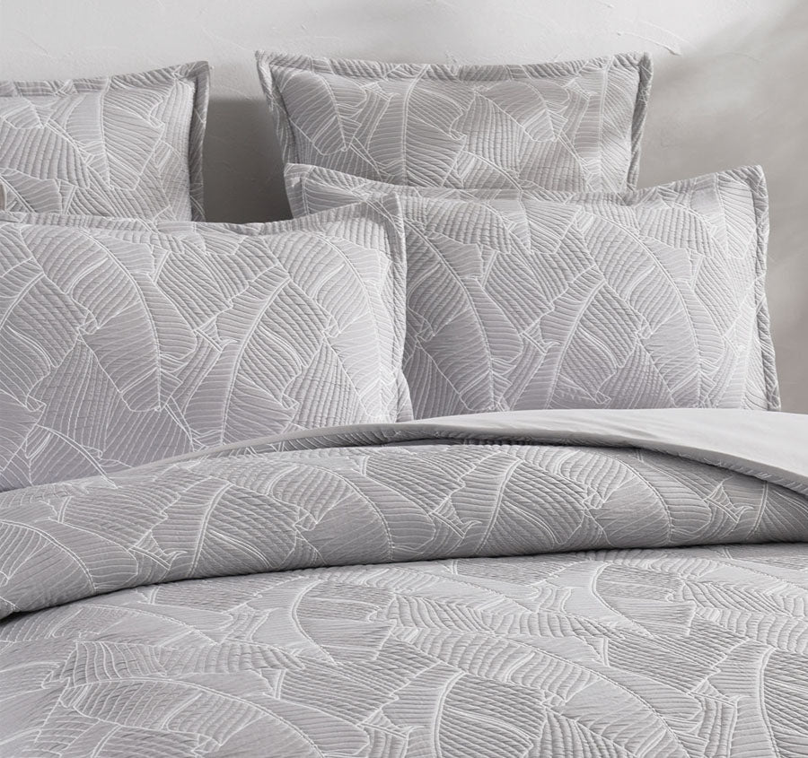 Bengali Quilt Cover Set Range Silver