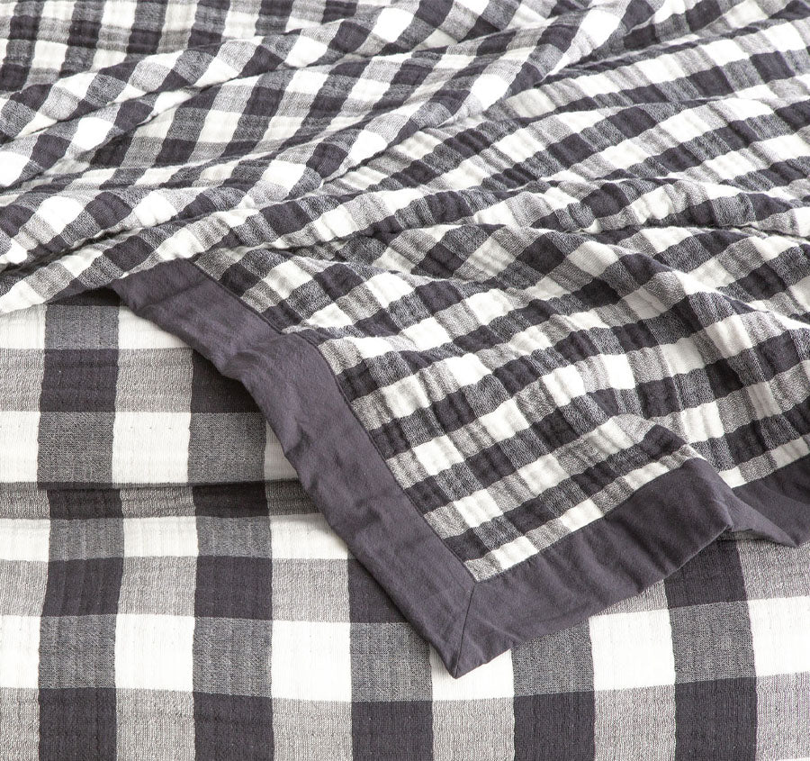 Gingham Blanket Range Ash