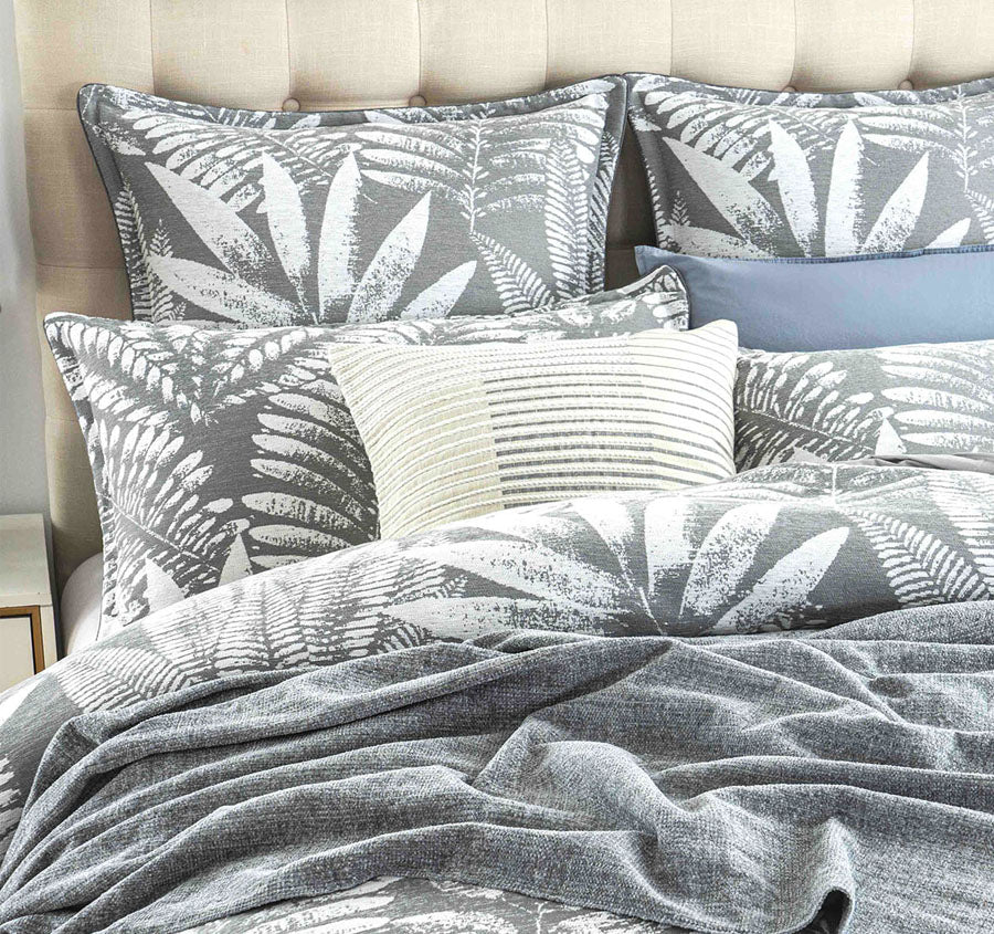 Raven Quilt Cover Set Range Charcoal
