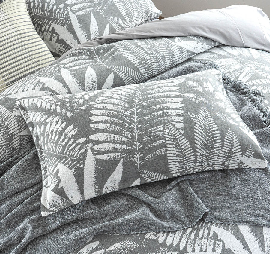 Raven Quilt Cover Set Range Charcoal